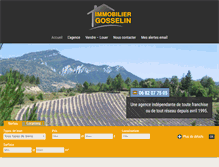 Tablet Screenshot of immobilier-gosselin.com